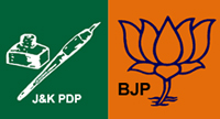 PdP and BJP logo
